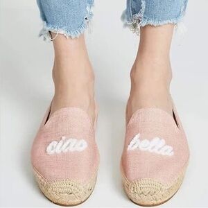 SOLUDOS Ciao Bella Pink Espadrilles size 8
